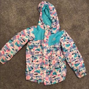 Girls 4T Northface rain jacket/windbreaker